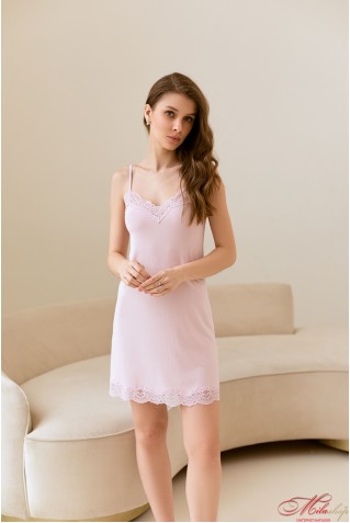 Сорочка на тонких бретелях з віскози Your Touch AM-4012